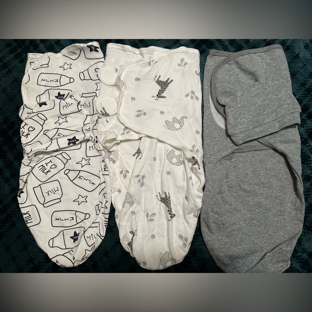 Smartot Baby Swaddle Blanket & Hat Set